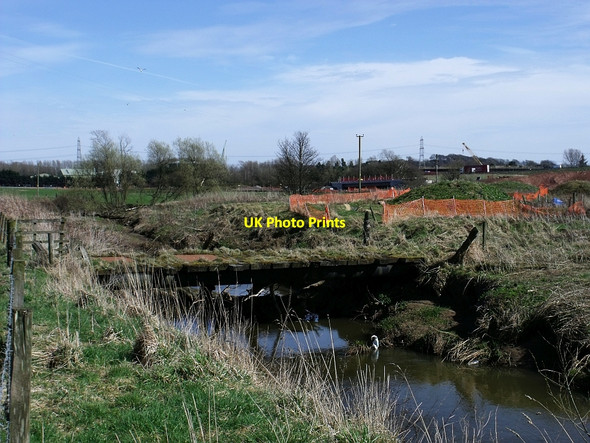 Photo 6"x4" Farm bridge Blackwood\/NS7274 c2010