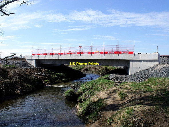 Photo 6"x4" New bridge across the Luggie Water Mollinsburn c2010