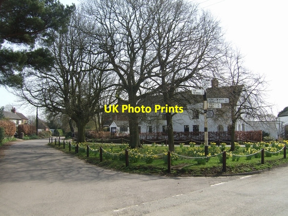 Photo 6"x4" Lower Leigh village green Lower Leigh\/SK0136 c2010