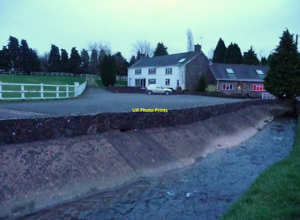 Photo 6"x4" Uplowman : River Lowman & House Green Gate\/ST0115 c2010