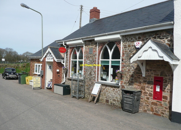 Photo 6"x4" Shop and post office, Rackenford Rackenford c2010