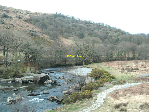 Photo 6"x4" Footpath alongside Afon Glaslyn Beddgelert c2010