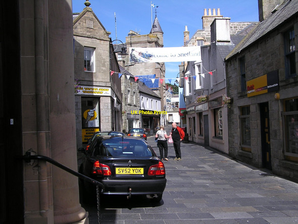 Photo 6"x4" Middle of Commercial Street Lerwick c2007