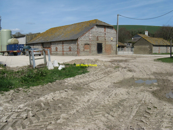 Photo 6"x4" Farmyard at Dog Kennels East Lavington c2010