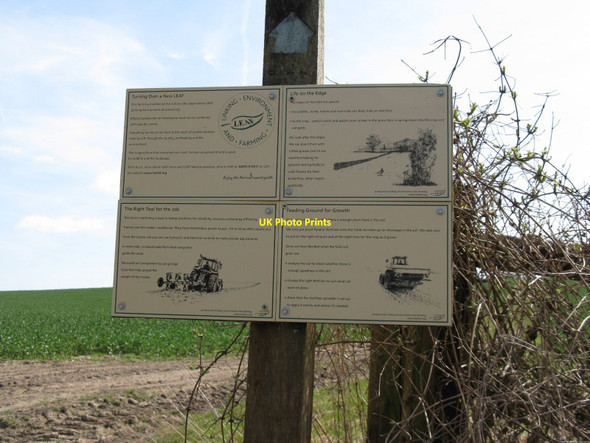 Photo 6"x4" Information board for LEAF Sutton\/SU9715 c2010