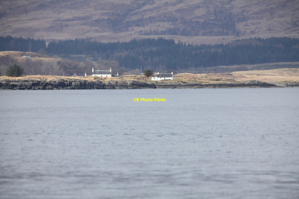 Photo 6"x4" View of Grasspoint, Mull from the Firth of Lorn Lochdon c2010