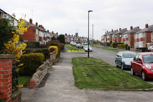 Photo 6"x4" Looking north west along Hastilar Road South Hollins End c2010