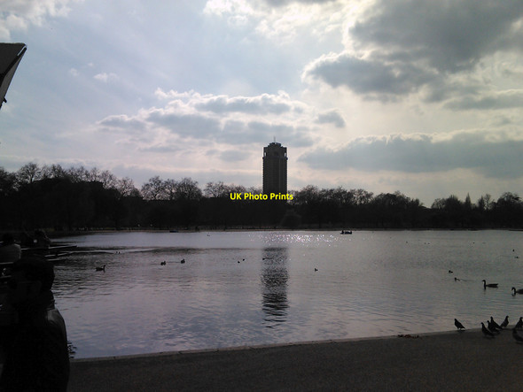 Photo 6"x4" Towerblock on Knightsbridge from Hyde Park Westminster c2010