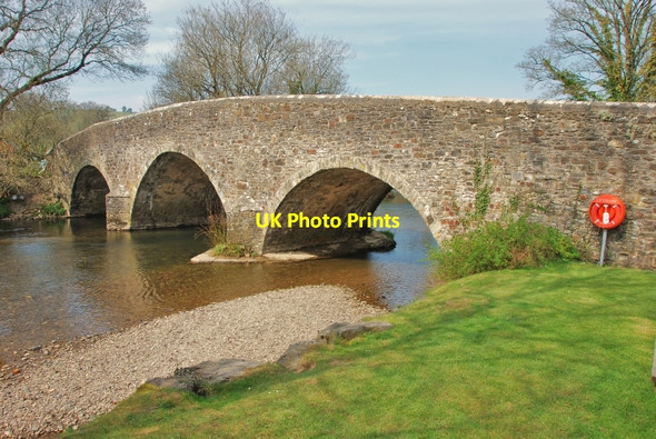 Photo 6"x4" Exebridge: Taken from The Anchor Inn Exebridge c2010
