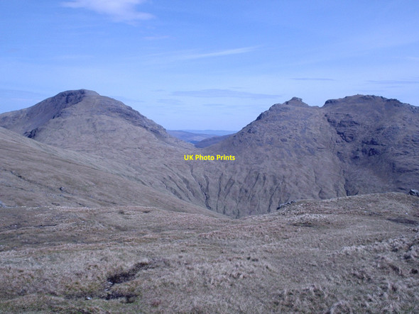 Photo 6"x4" Beinn Narnain 926m (L) and Beinn Artair 884m (R) Succoth\/NN2905 c2005