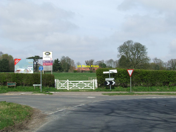 Photo 6"x4" Road Junction Great Plumstead c2010