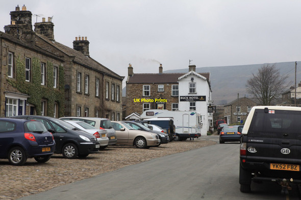 Photo 6"x4" View towards the Buck Hotel, Reeth Reeth\/SE0399 c2010