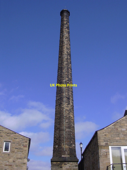 Photo 6"x4" Carleton Mill Chimney Skipton c2010