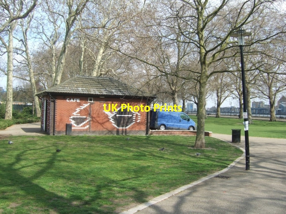 Photo 6"x4" Cafe in Island Gardens, Isle of Dogs Greenwich\/TQ3977 c2010