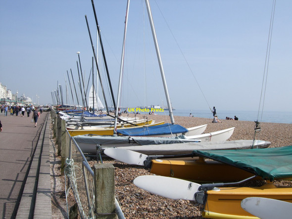 Photo 6"x4" Boats on Brighton Beach Brighton\/TQ3106 c2010