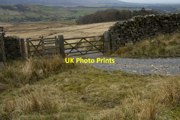 Photo 6"x4" Access gate on Farm track from Tarnbrook Tarnbrook c2010