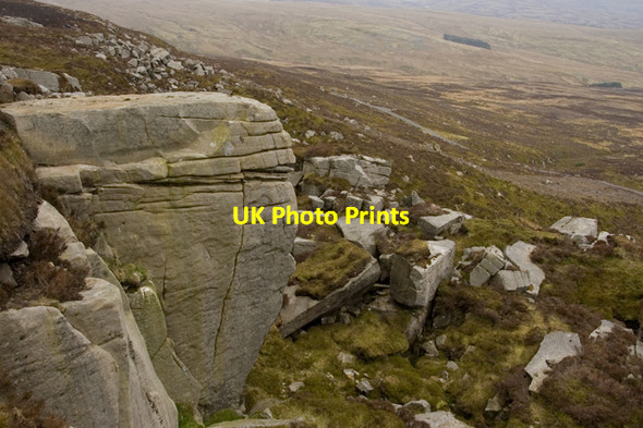 Photo 6"x4" Thorn Crag Upper Tier Tarnbrook c2010
