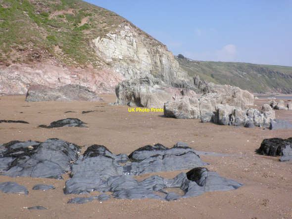 Photo 6"x4" Sharpland Point, Bigbury-on-Sea Bigbury-on-Sea c2010