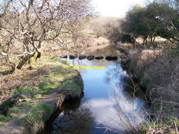 Photo 6"x4" Stepping stones on Afon Henwy Golan c2010