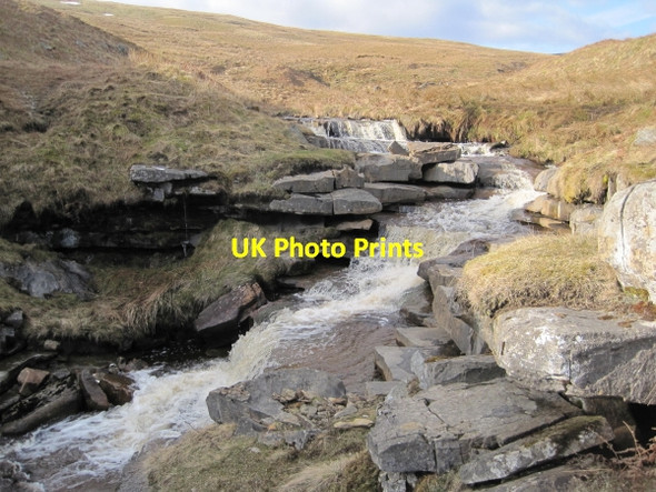 Photo 6"x4" Waterfalls on the Hudeshope Beck Bowlees\/NY9028 c2010