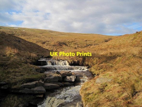 Photo 6"x4" Waterfalls on the Hudeshope Beck Bowlees\/NY9028 c2010 P1