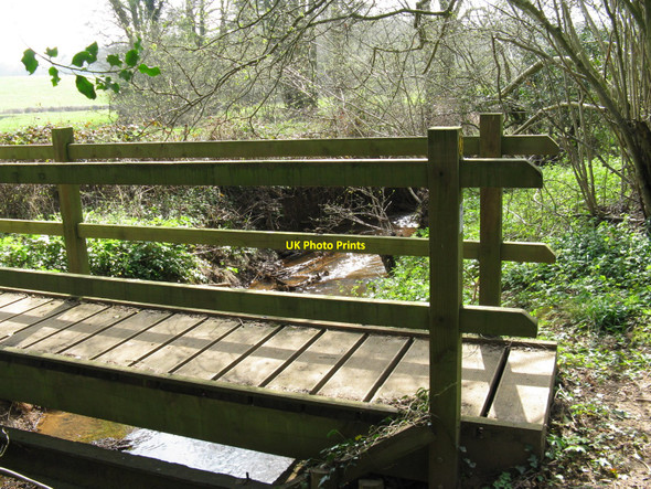 Photo 6"x4" Footbridge over Shortbridge Stream Fairwarp c2010