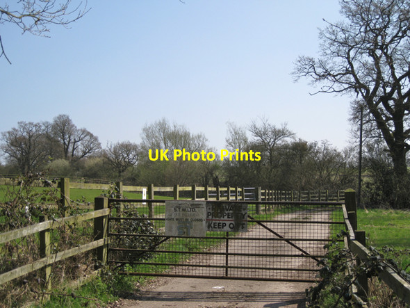 Photo 6"x4" Gate to Severn Trent works, Oldwich Lane Oldwich Lane c2010