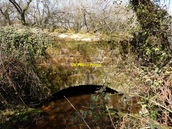 Photo 6"x4" Brimford Bridge, the first bridge over the river Torridge as seen from Upstream Meddon c2010