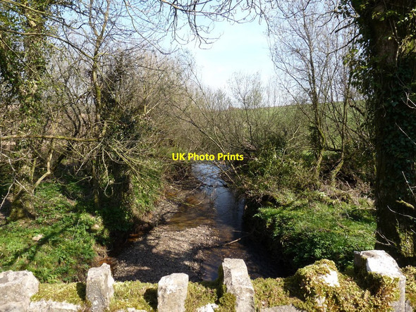 Photo 6"x4" The view downstream from Horton Bridge Huddisford c2010
