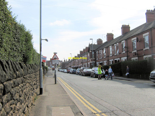 Photo 6"x4" Looking up John Street Biddulph c2010