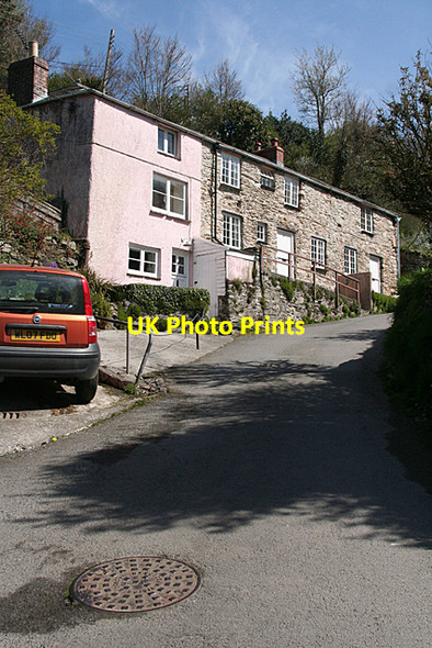 Photo 6"x4" Lanteglos: cottages in Bodinnick Fowey c2010