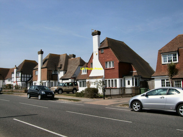 Photo 6"x4" Houses on the B2182 at Cooden Bexhill c2010