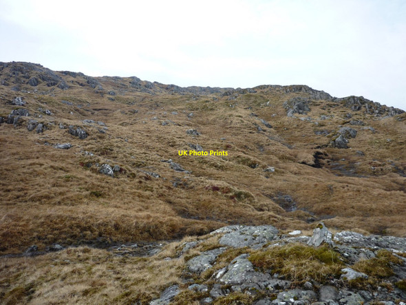 Photo 6"x4" Slopes of Beinn Odhar Mhor Ranochan c2010