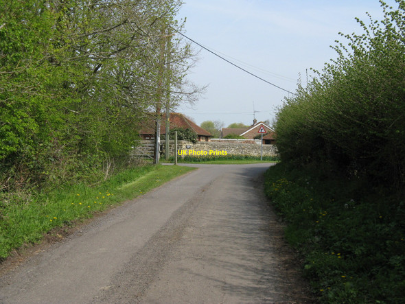 Photo 6"x4" Path junction with Coombelands Lane at Pickhurst Codmore Hill c2010