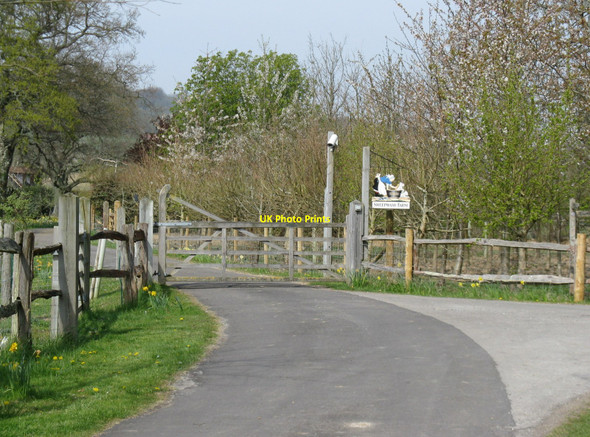 Photo 6"x4" Sign (no 2) for Sheepwash Farm Bedham c2010