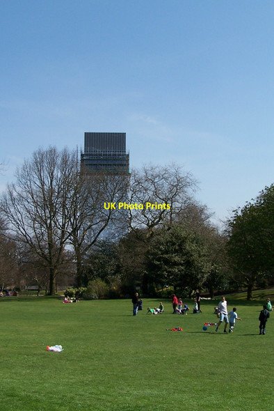 Photo 6"x4" Football in the park, Weston Park, Western Bank, Sheffield Sheffield\/SK3587 c2010
