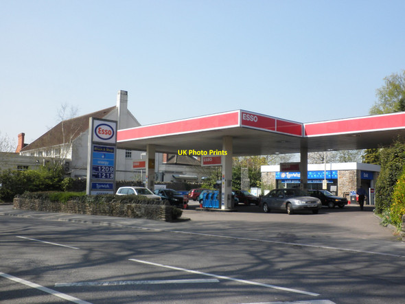 Photo 6"x4" Esso Service Station, Chamberlain Street, Wells Wells c2010