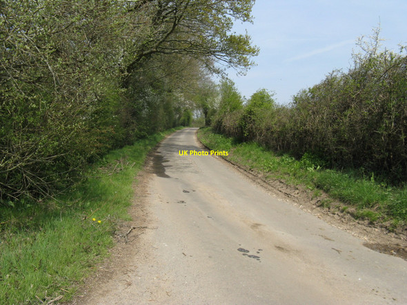 Photo 6"x4" Road and bridleway to Lee Place House Adversane c2010