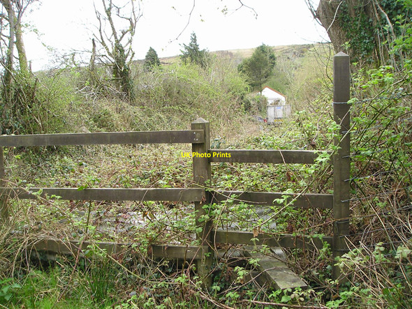 Photo 6"x4" Blocked footpath Garnant c2010