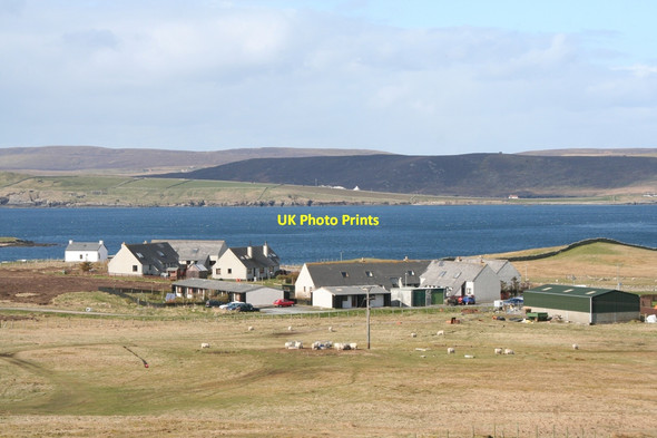 Photo 6"x4" Fullaburn council houses Bressay Lerwick c2010