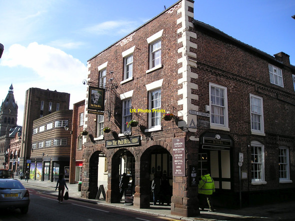 Photo 6"x4" The Pied Bull Pub, Chester Chester c2010