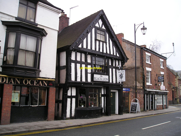 Photo 6"x4" The Black Lion Pub, Nantwich Nantwich c2010