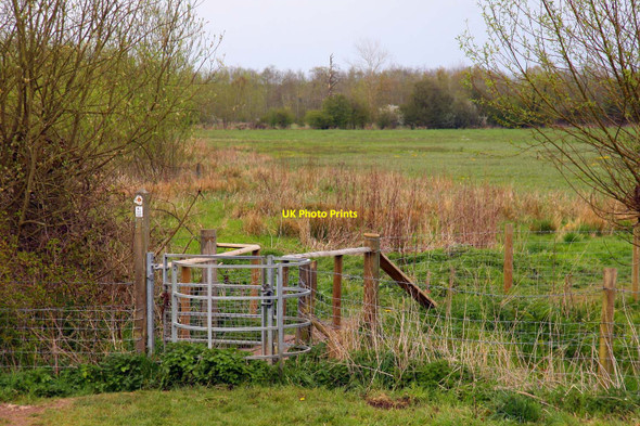 Photo 6"x4" Footpath along the Windrush Valley Little Minster c2010