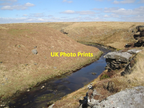 Photo 6"x4" River Irthing from Tod Hole Hag Sike c2010