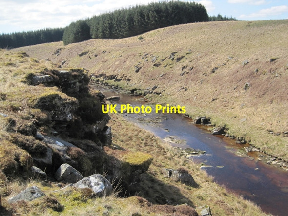 Photo 6"x4" River Irthing from Tod Hole Hag Sike c2010 P1