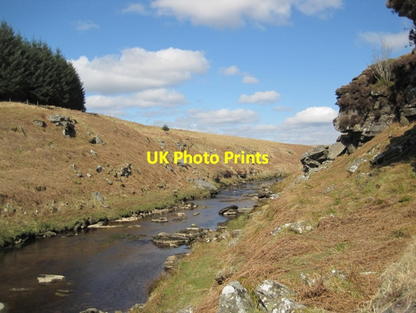Photo 6"x4" River Irthing below Tod Hole Hag Sike c2010