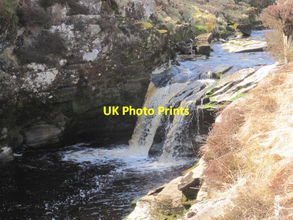 Photo 6"x4" Waterfall on the River Irthing Gavelock Hill c2010 P1