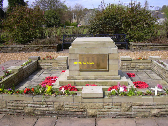 Photo 6"x4" War Memorial, Barrowford Memorial Park, Lancashire Barrowford c2010