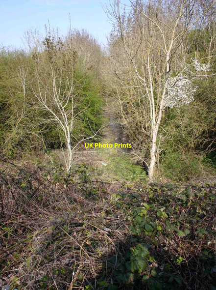 Photo 6"x4" Old cutting on S&MJR, Kineton Kineton\/SP3351 c2010