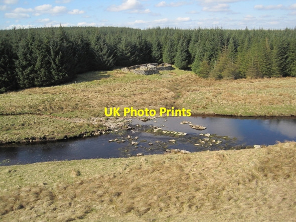 Photo 6"x4" Shieling and River Irthing Bell's Braes c2010